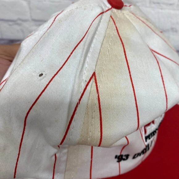 Vintage Oilfield Hat Cap Snapback White Red Petro Canada '93 Drilling Project - Picture 9 of 11